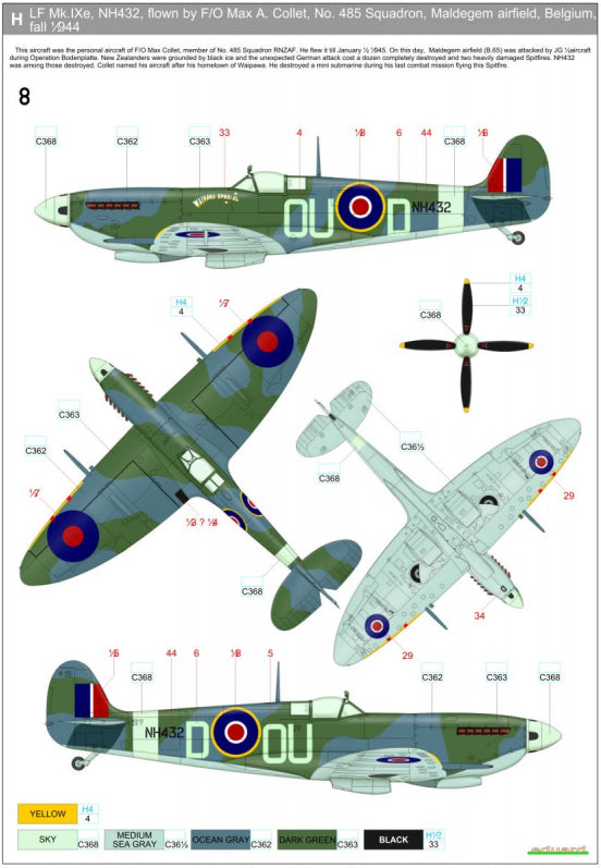 HGW HGW248083 1:48 Supermarine Spitfire Mk.IXC/Mk.IXE