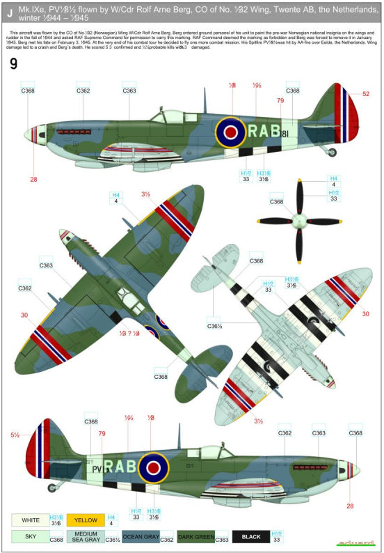HGW HGW248083 1:48 Supermarine Spitfire Mk.IXC/Mk.IXE