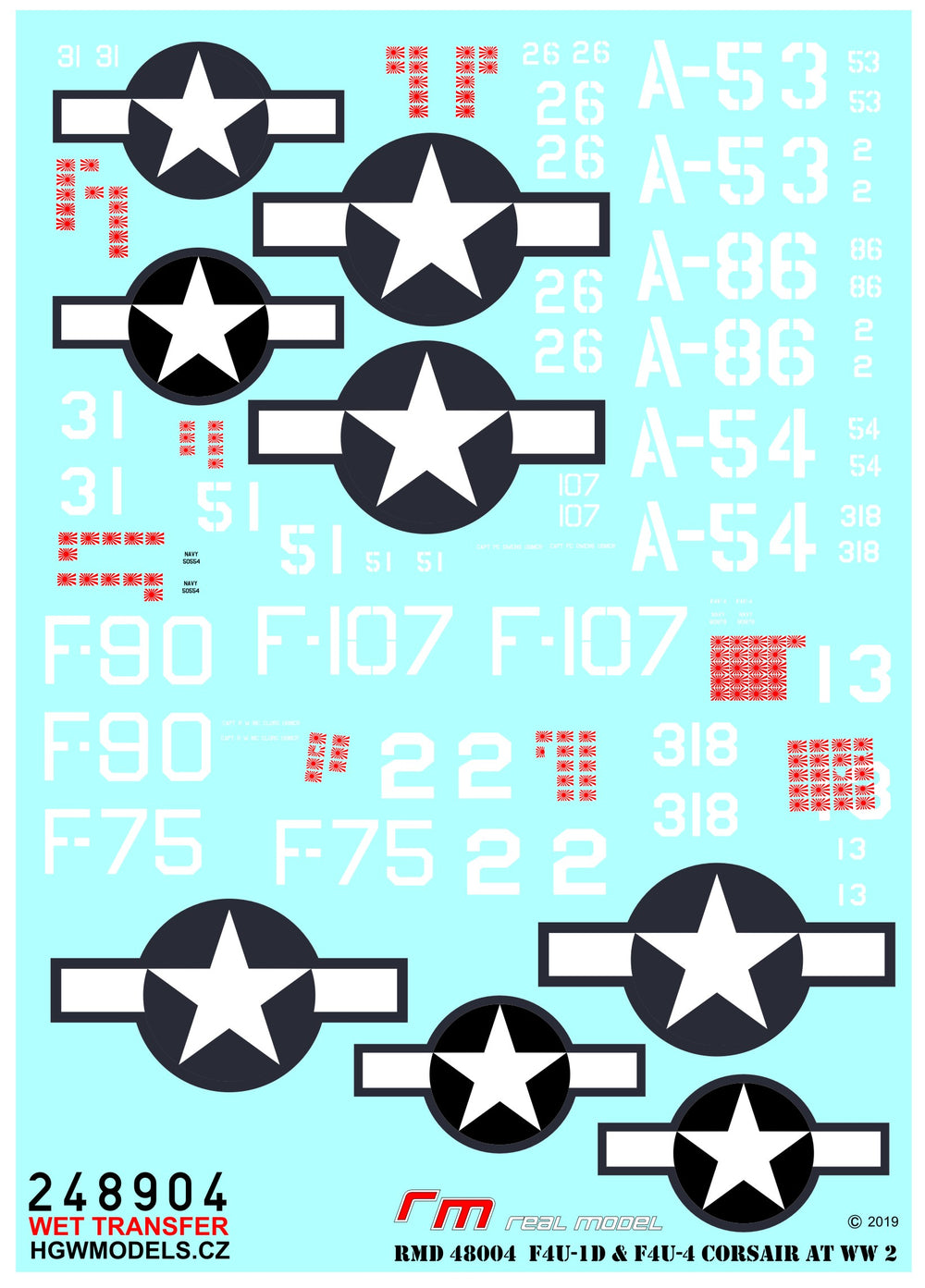 HGW HGW248904 1:48 Vought F4U-1D / F4U-4 Corsair WWII