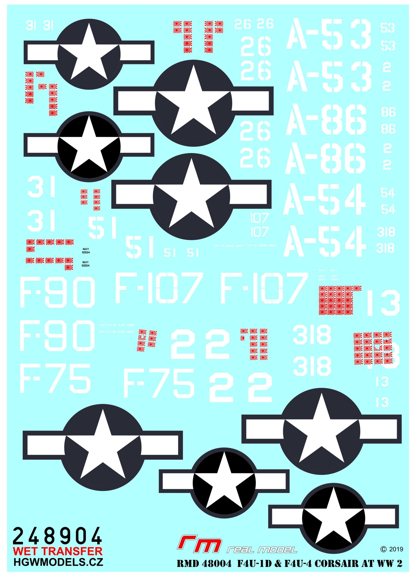 HGW HGW248904 1:48 Vought F4U-1D / F4U-4 Corsair WWII