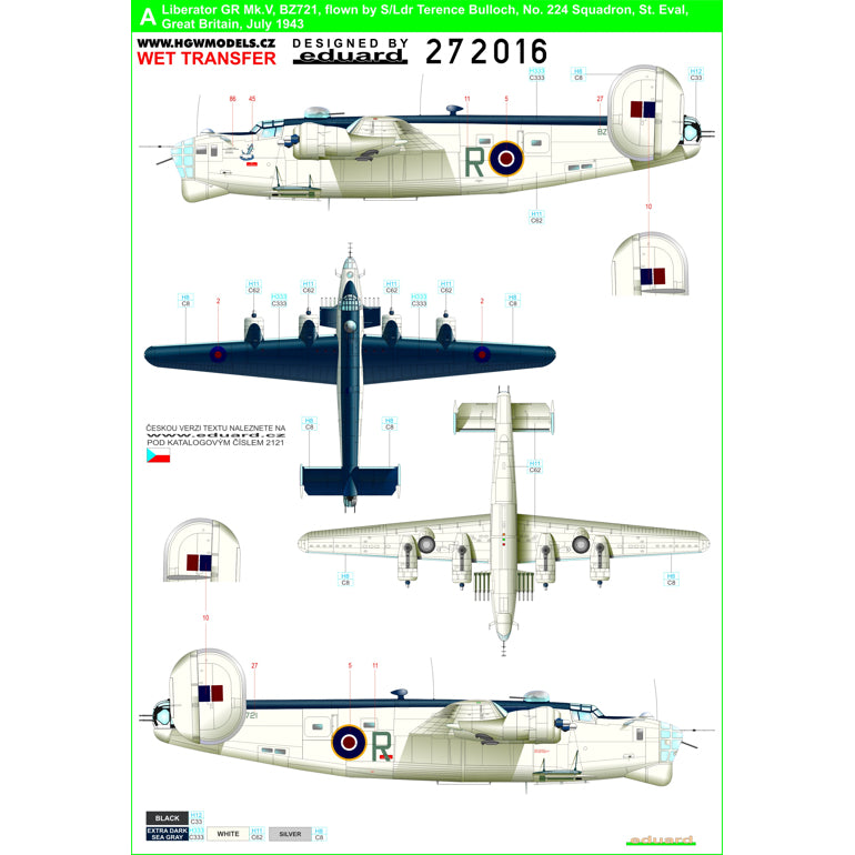 HGW HGW272016 1:72 Consolidated Liberator GR Mk.III/Mk.V