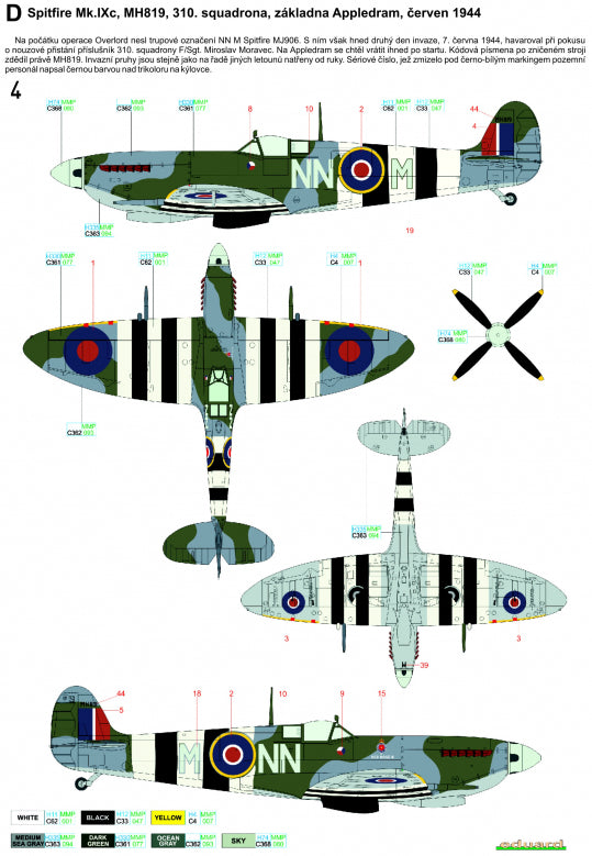 HGW HGW272028 1:72 Supermarine Spitfire Mk.IXC/Mk.IXe "The Longest Day"