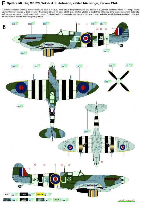 HGW HGW272028 1:72 Supermarine Spitfire Mk.IXC/Mk.IXe "The Longest Day"
