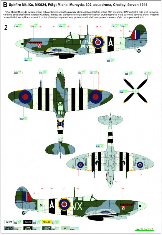 HGW HGW272030 1:72 Supermarine Spitfire Mk.IXC/Mk.IXE