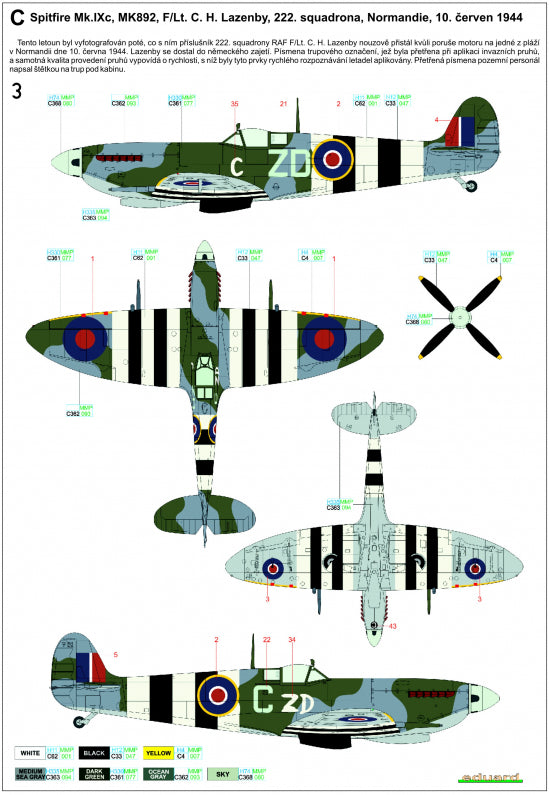 HGW HGW272030 1:72 Supermarine Spitfire Mk.IXC/Mk.IXE