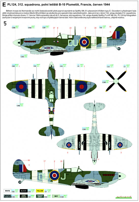 HGW HGW272030 1:72 Supermarine Spitfire Mk.IXC/Mk.IXE