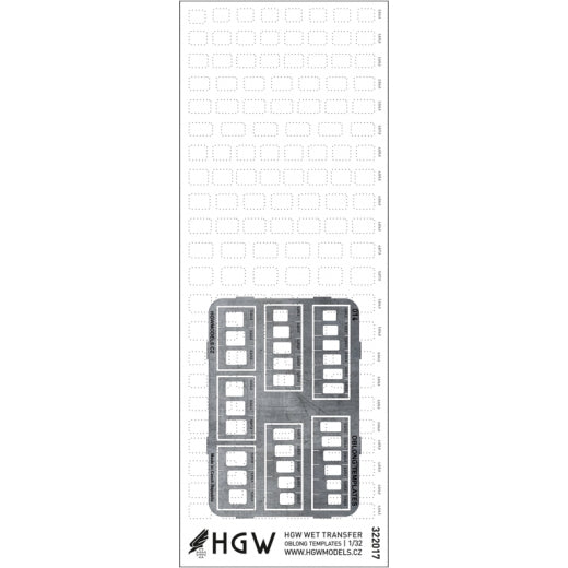 HGW HGW322021 1:32 Oblong Templates Plus