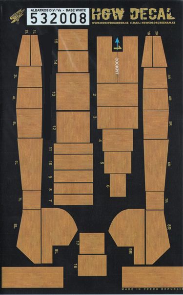HGW HGW532008 1:32 Albatros D.V/D.Va