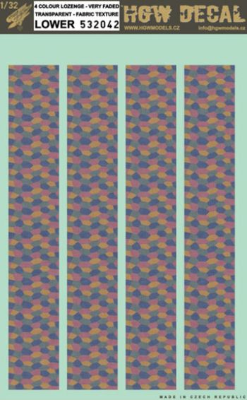 HGW HGW532042 1:32 4 COLOUR LOZENGE