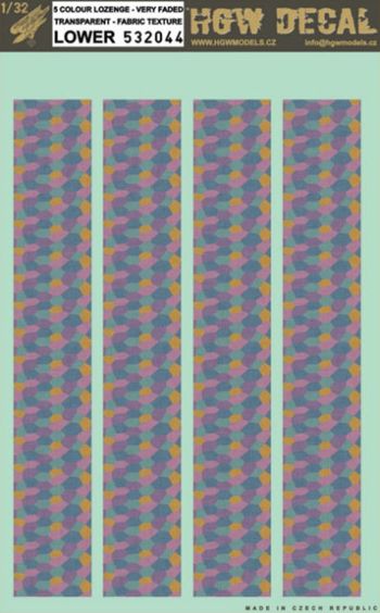 HGW HGW532044 1:32 5 COLOUR LOZENGE