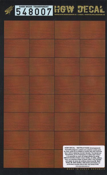 HGW HGW548007 1:48 DARK WOOD TRANSPARENT
