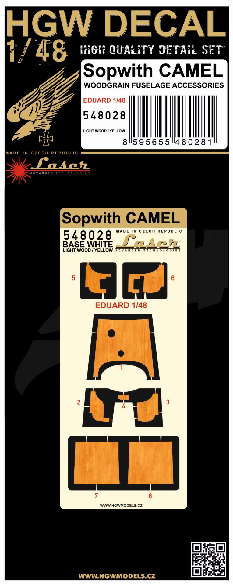 HGW HGW548028 1:48 Sopwith Camel
