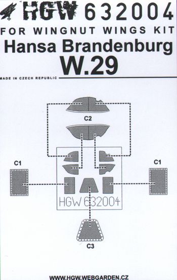 HGW HGW632004 1:32 Hansa-Brandenburg W.29