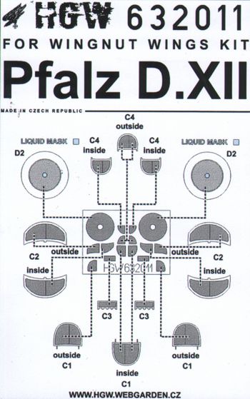 HGW HGW632011 1:32 Pfalz D.XII