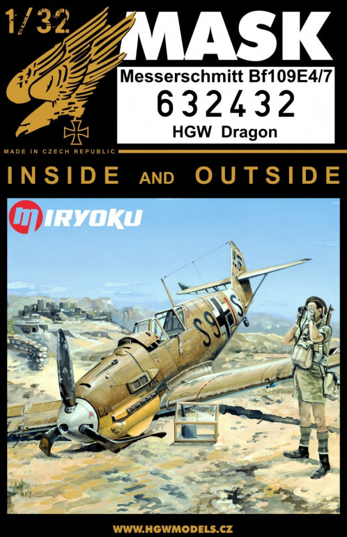 HGW HGW632432 1:32 Messerschmitt Bf-109E-3/Bf-109E-4/Bf-109E-7