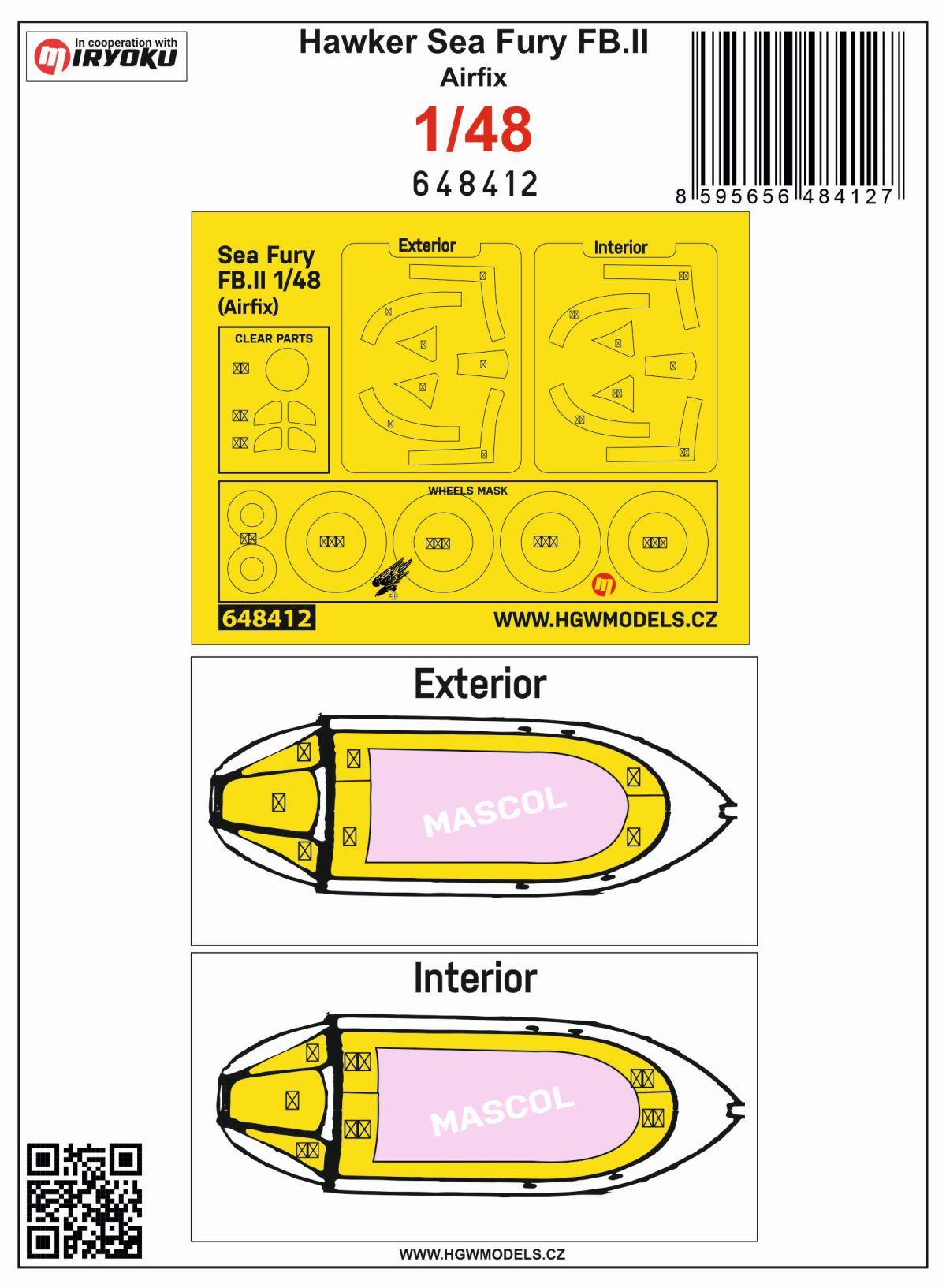 HGW HGW648412 1:48 Hawker Sea Fury FB.II