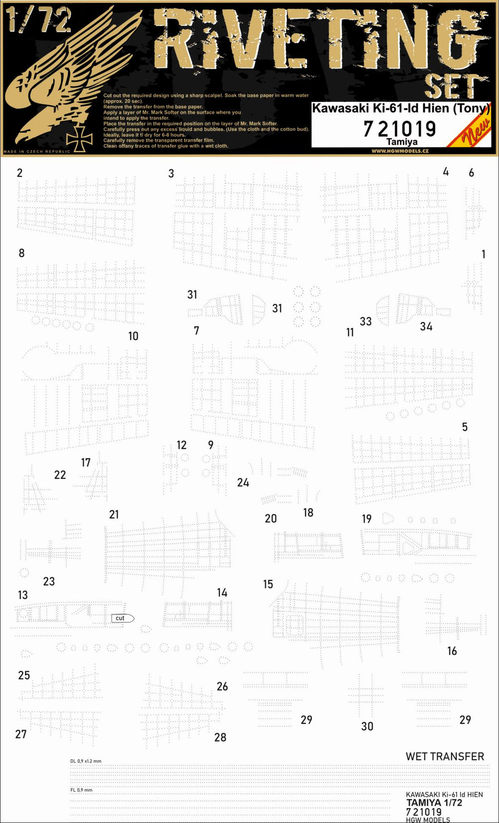 HGW HGW721019 1:72 Kawasaki Ki-61-Id Hien