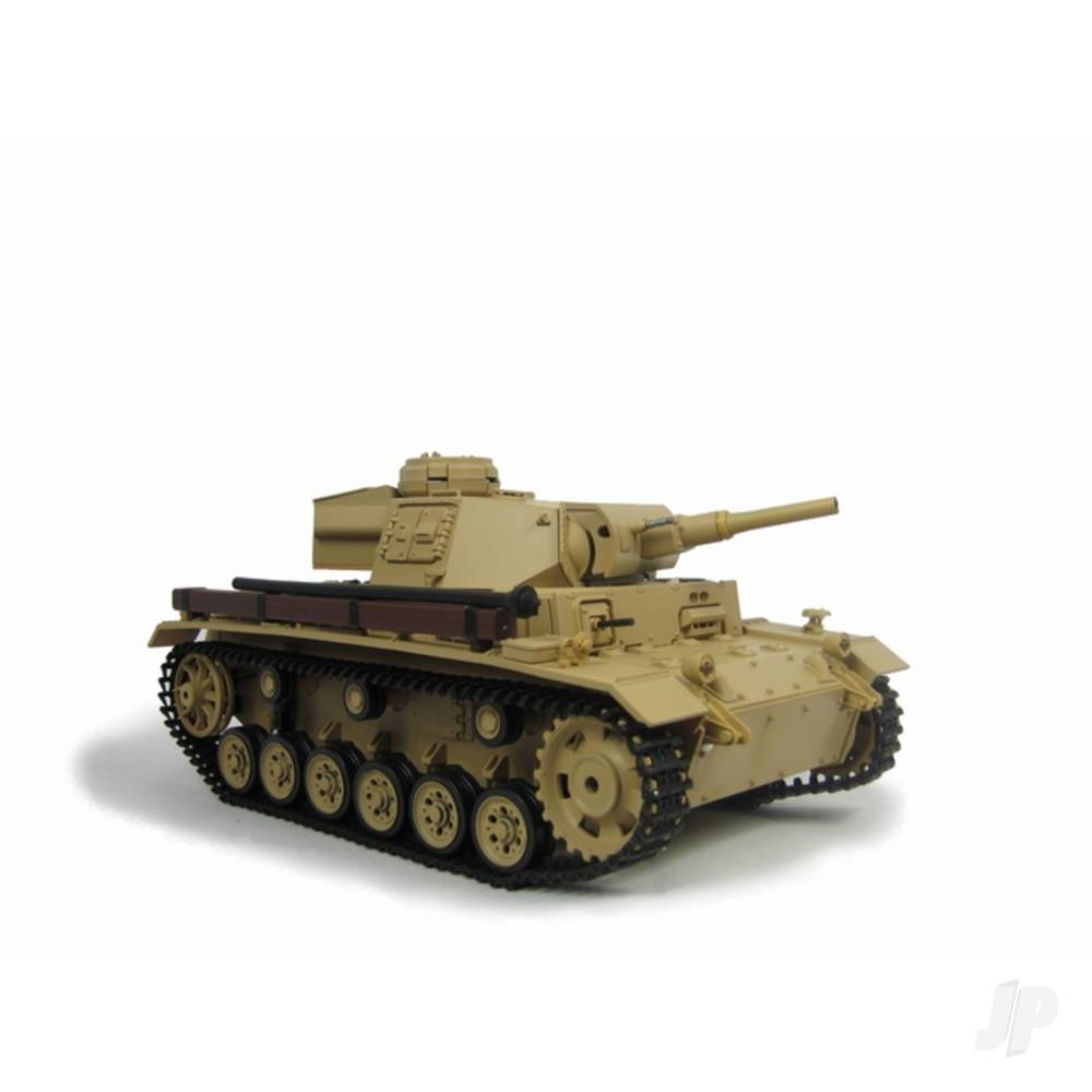 Henglong 1:16 German Tauch Panzer III (2.4GHz+Shooter+Smoke+Sound) 3849-1