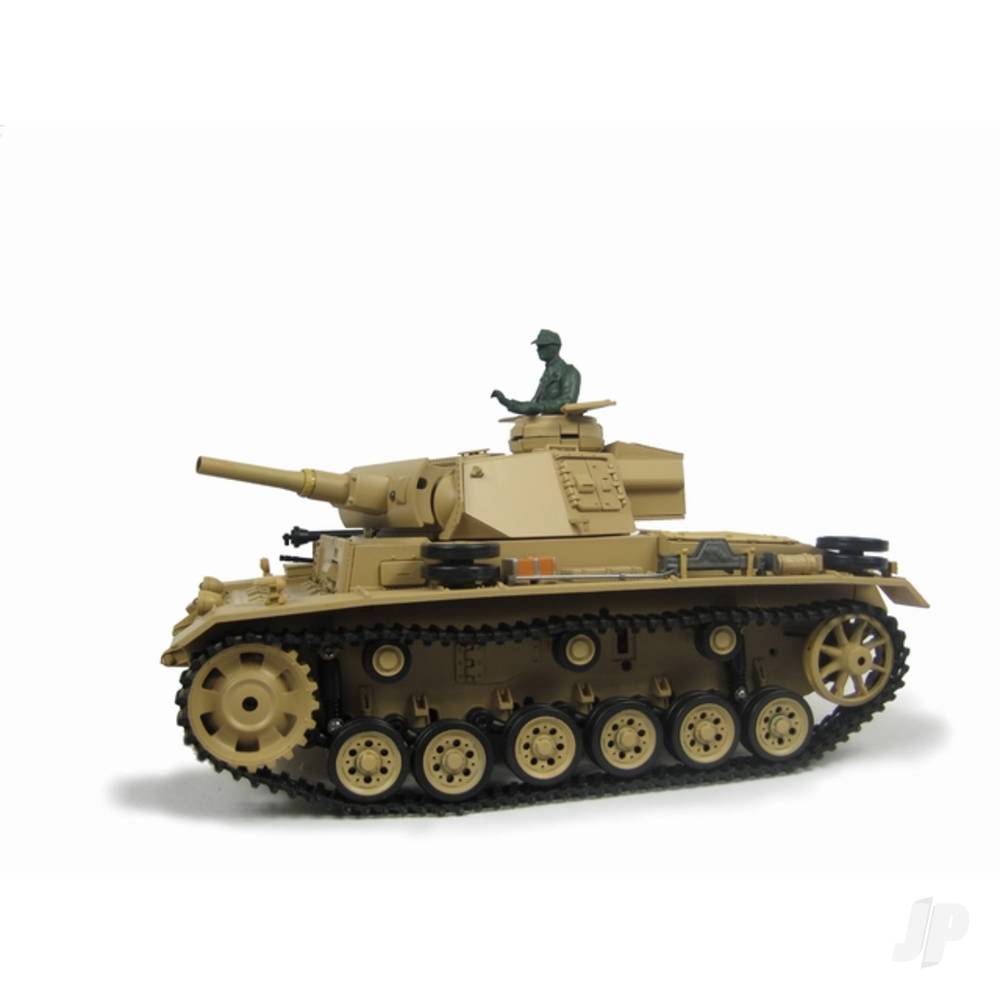 Henglong 1:16 German Tauch Panzer III (2.4GHz+Shooter+Smoke+Sound) 3849-1