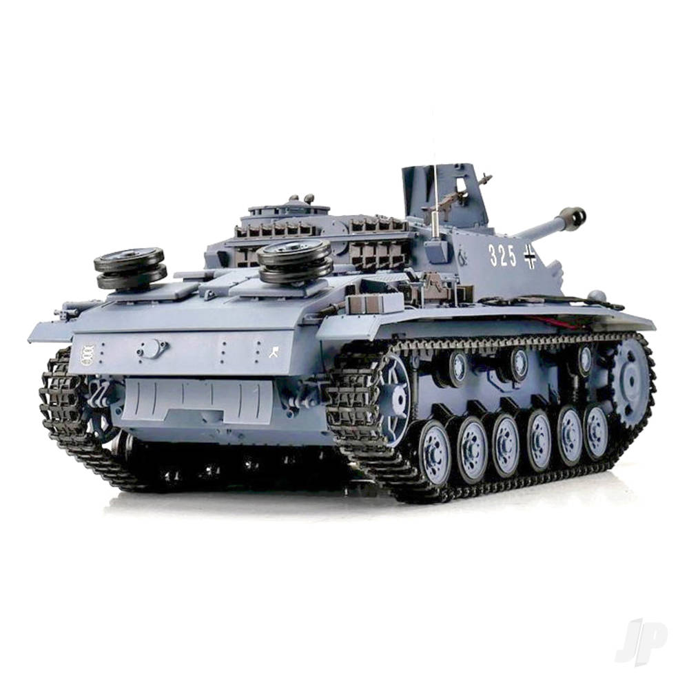 Henglong 1:16 German Stug III (2.4GHz + Shooter + Smoke + Sound) 3868-1