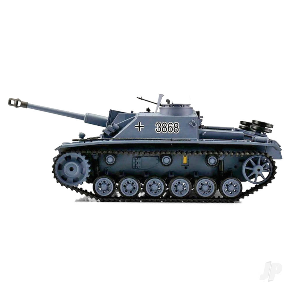 Henglong 1:16 German Stug III (2.4GHz + Shooter + Smoke + Sound) 3868-1
