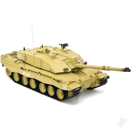 Henglong 1:16 U.S. British Challenger 2 with Infrared Battle System (2.4GHz + Shooter + Smoke + Sound) 3908-1B