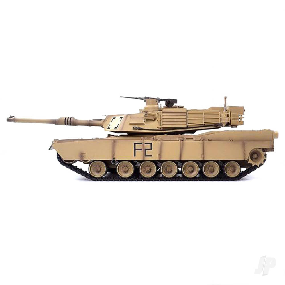 Henglong 1:16 U.S. M1A2 Abrams with Infrared Battle System (2.4GHz + Shooter + Smoke + Sound) 3918-1B