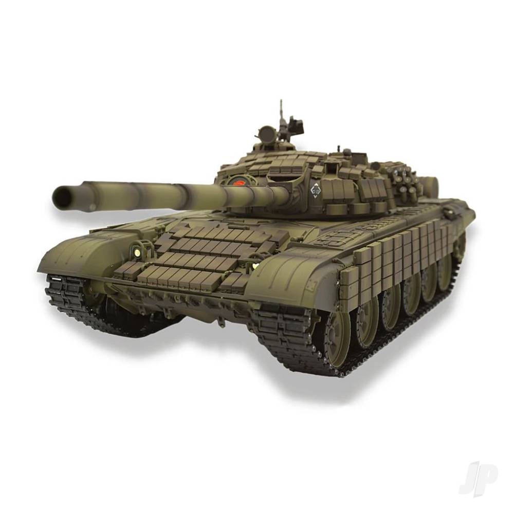Henglong 1:16 Russian T-72 with Infrared Battle System (2.4GHz + Shooter + Smoke + Sound) 3939-1B