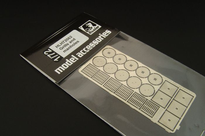 Hauler HLH72062 1:72 road drain grilles and manhole covers