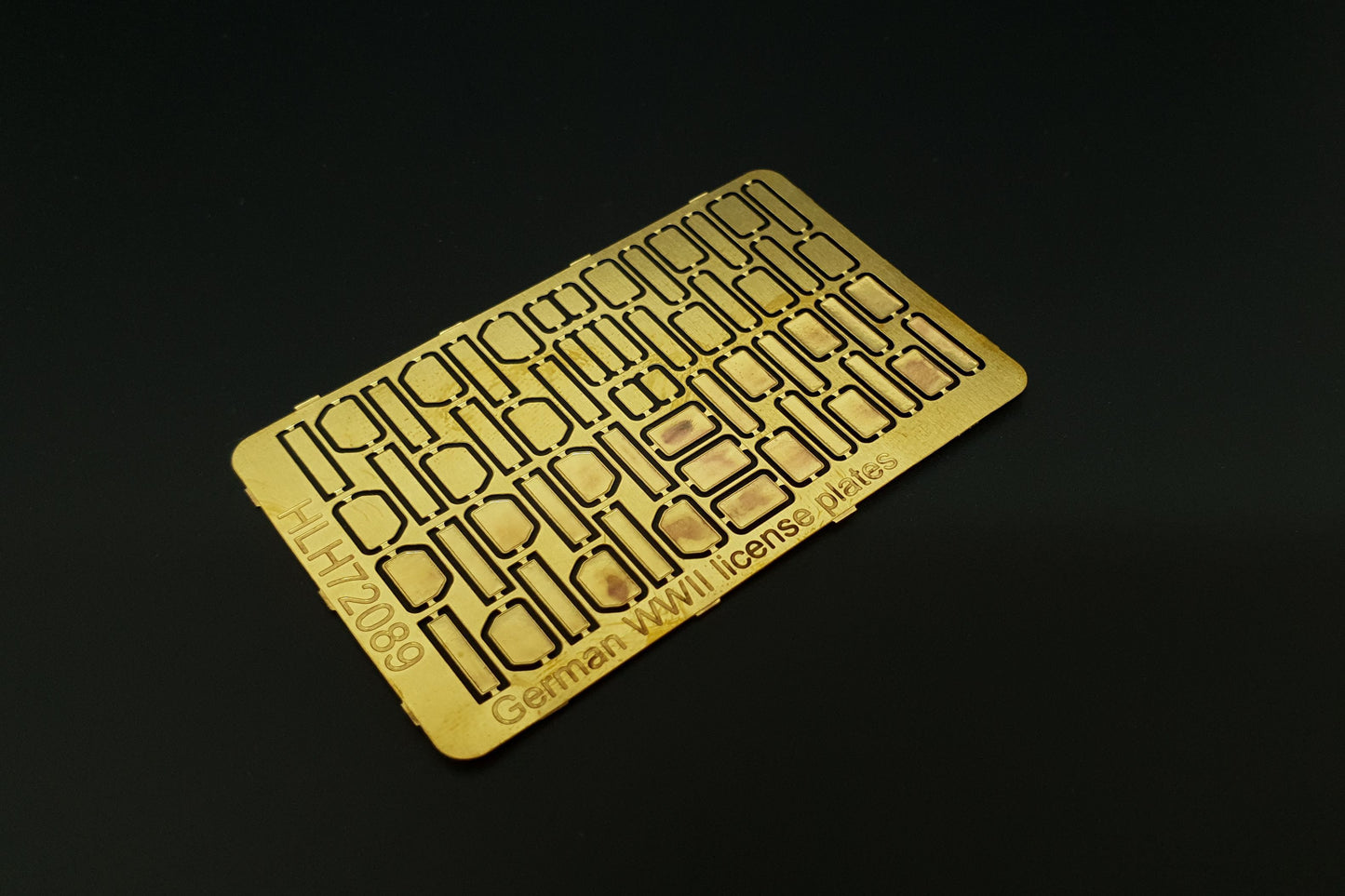 Hauler HLH72089 1:72 German WWII licence plates PE set of licence plates