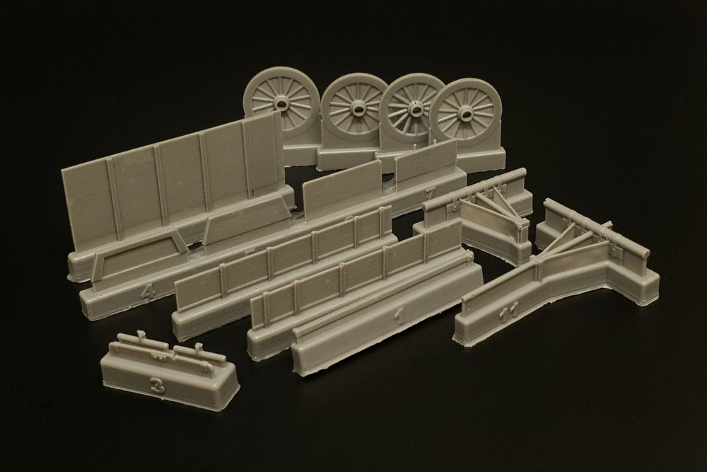 Hauler HLH72130 1:72 Farm horse drawn wagon
