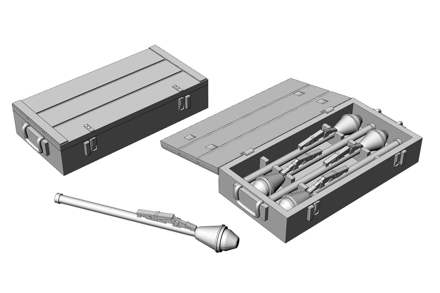 Hauler HLH72141 1:72 Panzerfaust with boxes