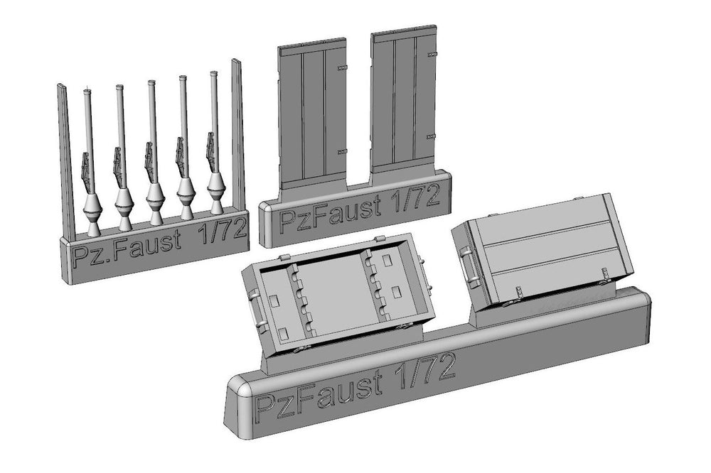 Hauler HLH72141 1:72 Panzerfaust with boxes