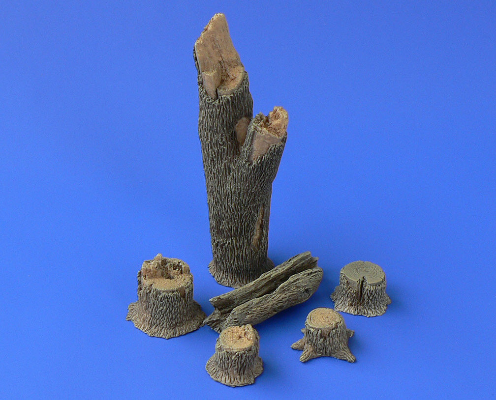 Hauler HLX48399 1:48 TREE TRUNKS and STUMPS Resin diorama set