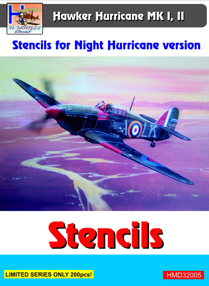 H-Model Decals HMD32005 1:32 Hawker Hurricane Night Fighter