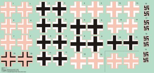 H-Model Decals HMD48008 Bf-109G NJG Wilde Sau JG 300 Pt 2 1:48