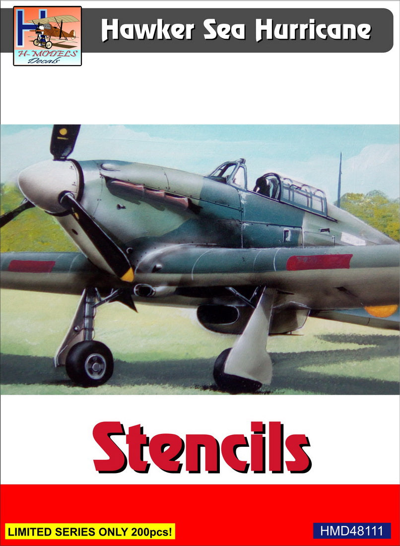 H-Model Decals HMD48111 1:48 Hawker Sea Hurricane stencils