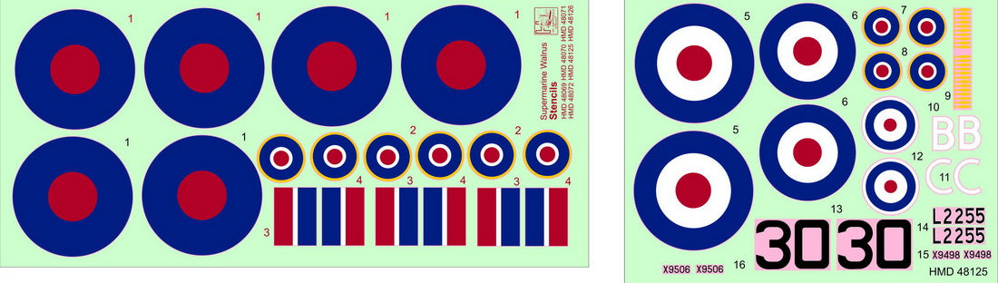 H-Model Decals HMD48125 1:48 Supermarine Walrus Mk.I/Mk.II in FAA Service, Pt.7