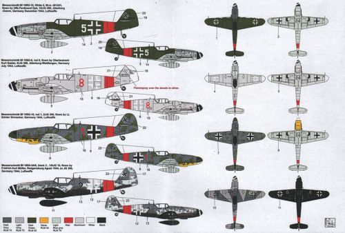 H-Model Decals HMD72008 1:72 NachtJagdgeschwader JG 300 Wilde Sau, Pt.2