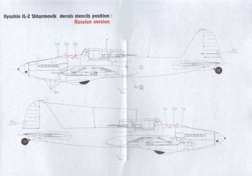 H-Model Decals HMD72030 1:72 Ilyushin Il-2M