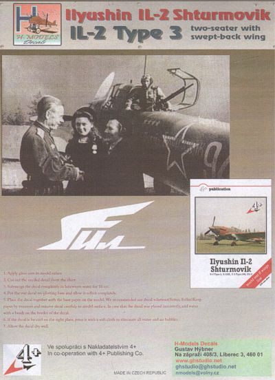 H-Model Decals HMD72031 1:72 Ilyushin Il-2M