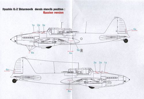 H-Model Decals HMD72031 1:72 Ilyushin Il-2M