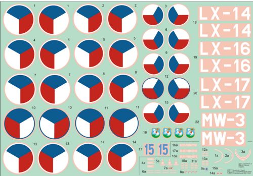 H-Model Decals HMD72032 1:72 Ilyushin Il-2 Type 3 CzAF, Pt.3
