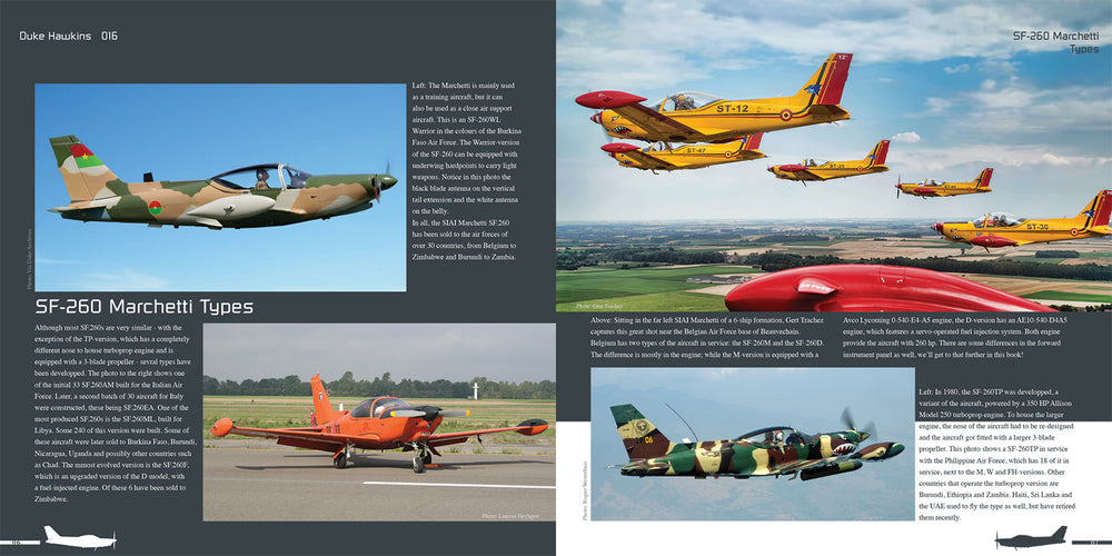 Duke Hawkins HMHDH-016 SIAI Marchetti SF-260 (D/M/W/TP Versions)