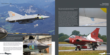 Duke Hawkins HMHDH-031 Saab 35 Draken 116 page book