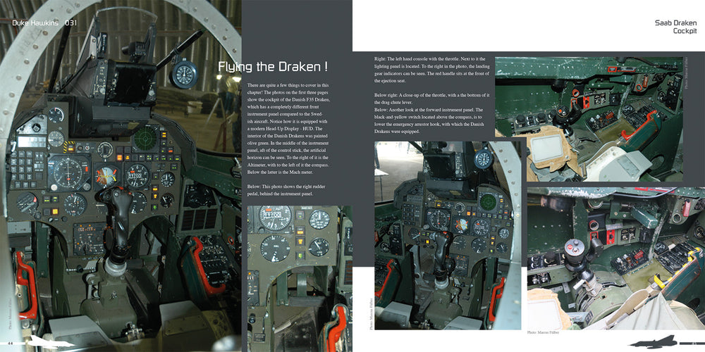 Duke Hawkins HMHDH-031 Saab 35 Draken 116 page book