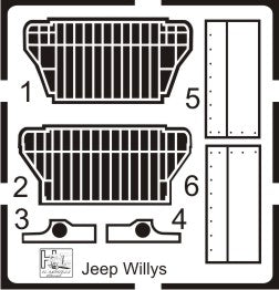 H-Model Decals HMT72036 1:72 Willys Jeep MB/U.S