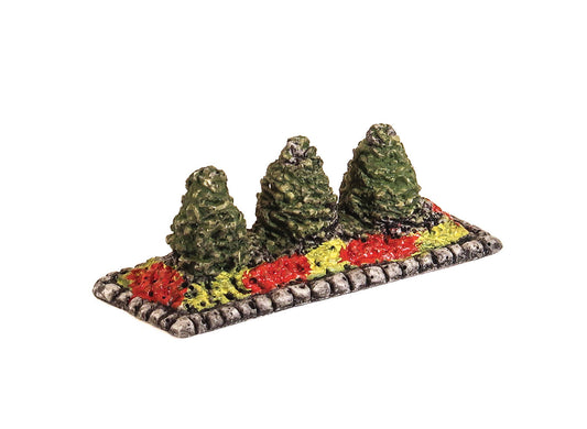 Harburn Hamlet HN603 Station Flower Bed with 3 Trees N Gauge