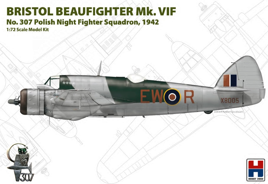 Hobby 2000 H2K72003 1:72 Bristol Beaufighter Mk.VIF