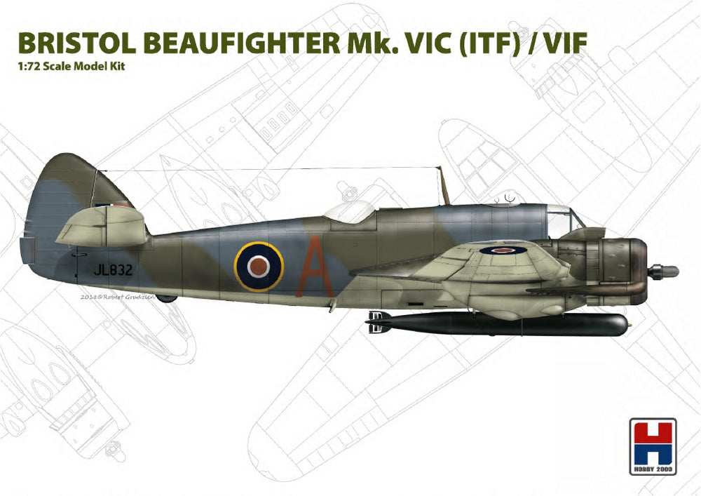Hobby 2000 H2K72004 1:72 Bristol Beaufighter Mk.VIC
